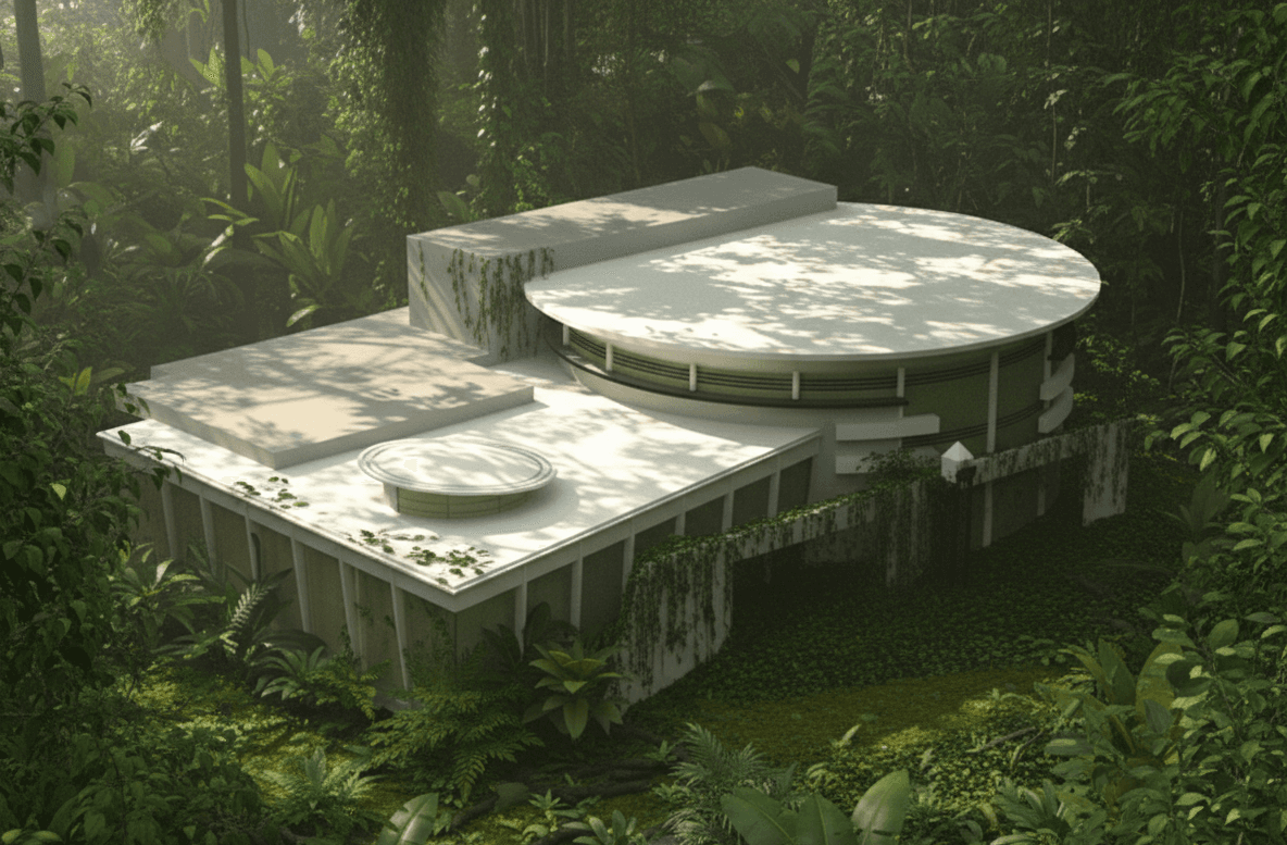Amazon rainforest library design for Brazil