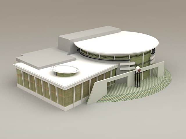Modern library design for Brazil